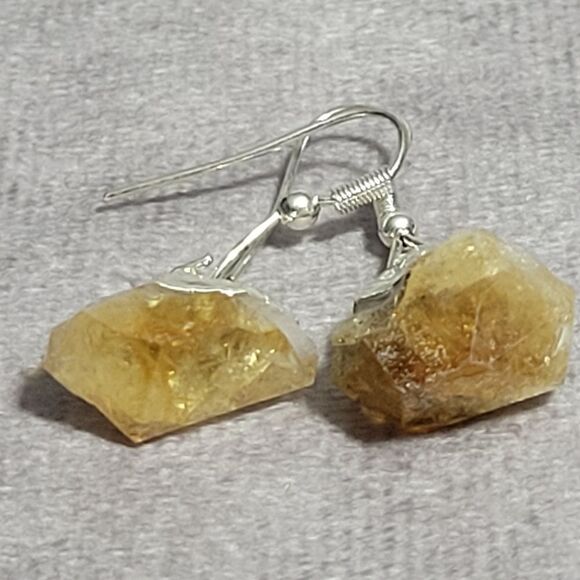 Brazilian Citrine Earrings - Picture 5 of 9